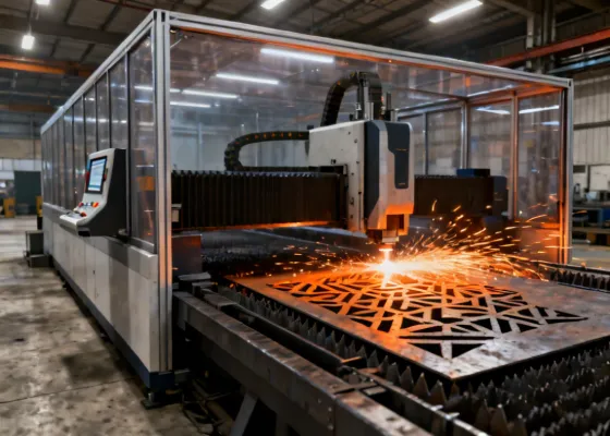 Fiber laser cutting solution for sheet metal fabrication