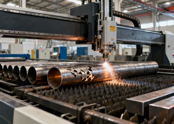 Tube laser cutting solution for structural steel processing
