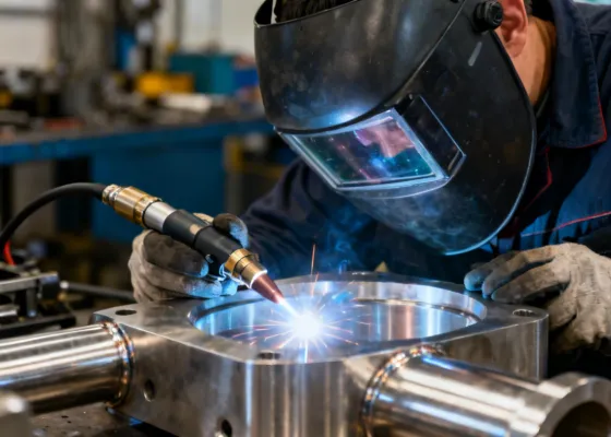 Handheld laser welding solution for metal fabrication